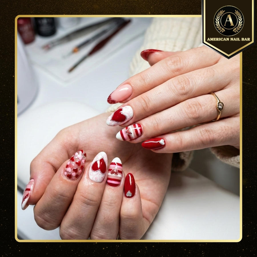 Valentine nail collection